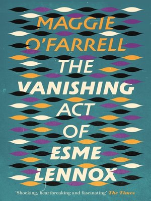 cover image of The Vanishing Act of Esme Lennox